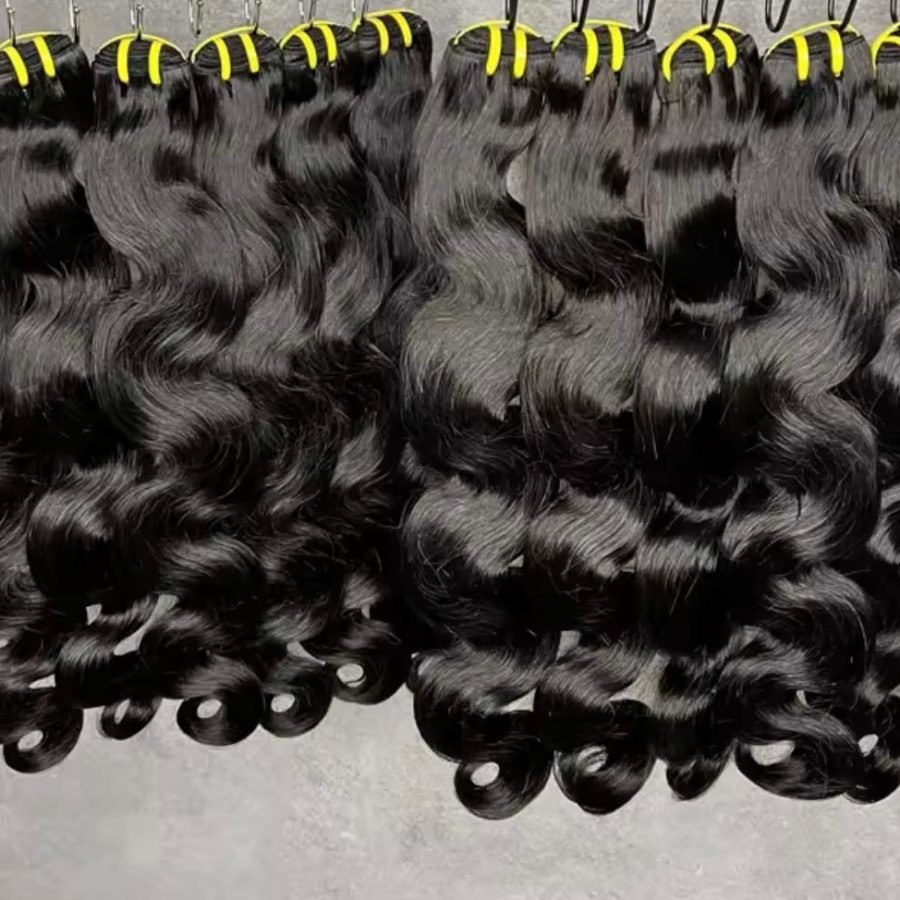 rizado con ondas